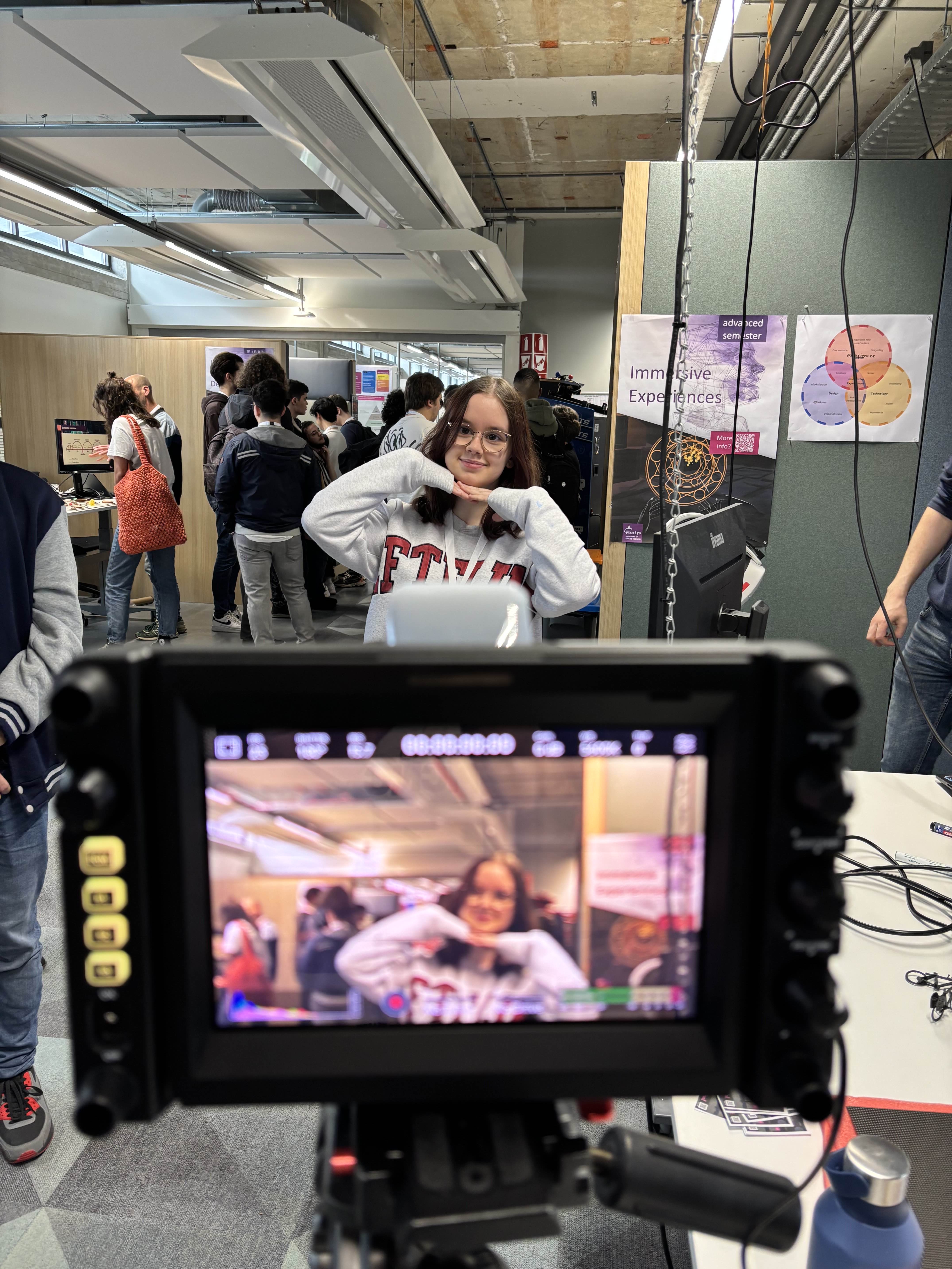 Picture of me at the career day