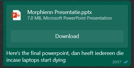 Screenshot Whatsapp Message